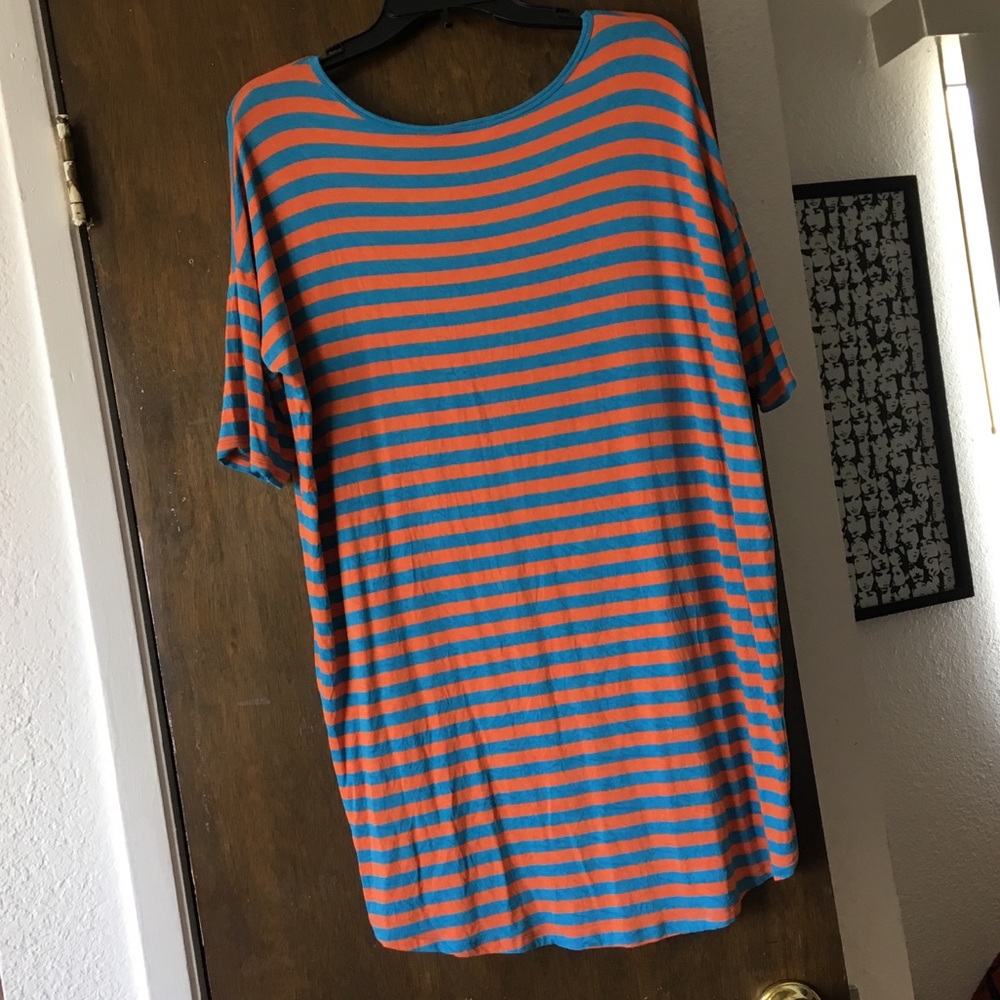 Lula Roe Striped Tunic - Picture 4 of 4